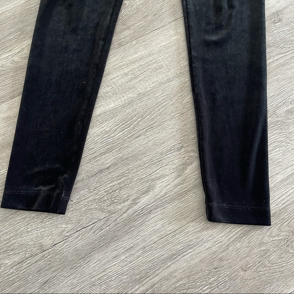 ARITZIA Talula Black Velvet Leggings Size Small - Picture 2 of 10